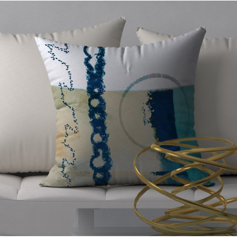  Housse de coussin carré et insert, H 24 po x l 24 po