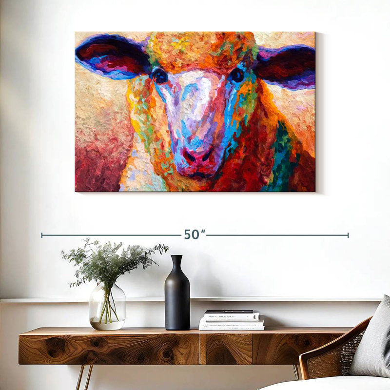 Brampt Dorset Ewe, 26" H x 39" W