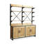 Minimalist Farmhouse Tall Bookcase with X-Brace Frame-940662555