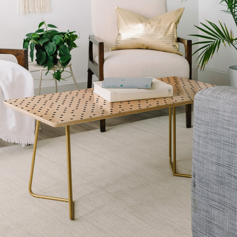 Solid Wood Top Coffee Table