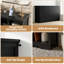 Console de 50 po de long avec canapé-lit étroit de style campagnard avec 8 cubes, derrière le canapé-1530201016