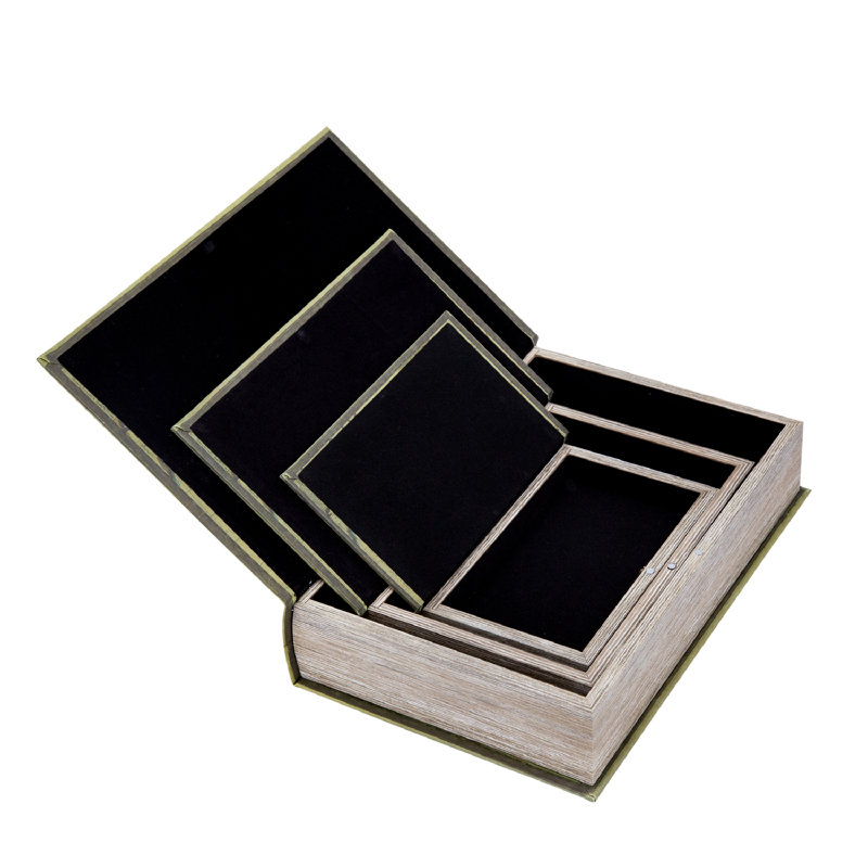 Ensemble de 3 boîtes à cartes