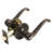 Scroll Privacy Bed/Bath Door Lever-7224656-7224660