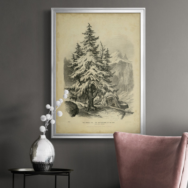 Toile encadrée de qualité supérieure The Spruce, Cadre argenté, H 36,5 po x l 26,5 po x P 1 po