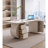 Luxury Sintered Stone Plate Computer Desk-110392539