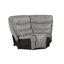 Canapé modulaire 3 pièces Rieka, gris