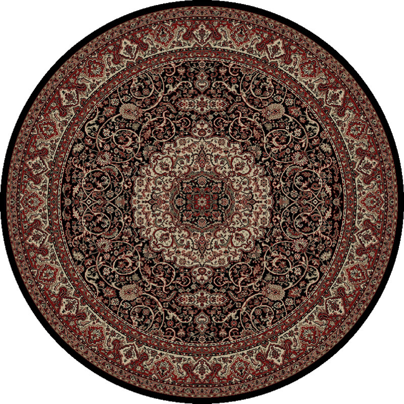 Izaiah Oriental Indoor Rug, Round 7'10"