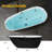 Deep Freestanding Acrylic Bathtub with Chrome Drain, Ergonomic Shape Tub for Bathroom