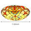 Plafonnier encastré rond Tiffany