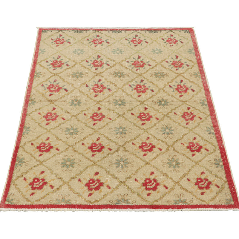 One-of-a-Kind 3'1x3'11 Hand Knotted Area Rug