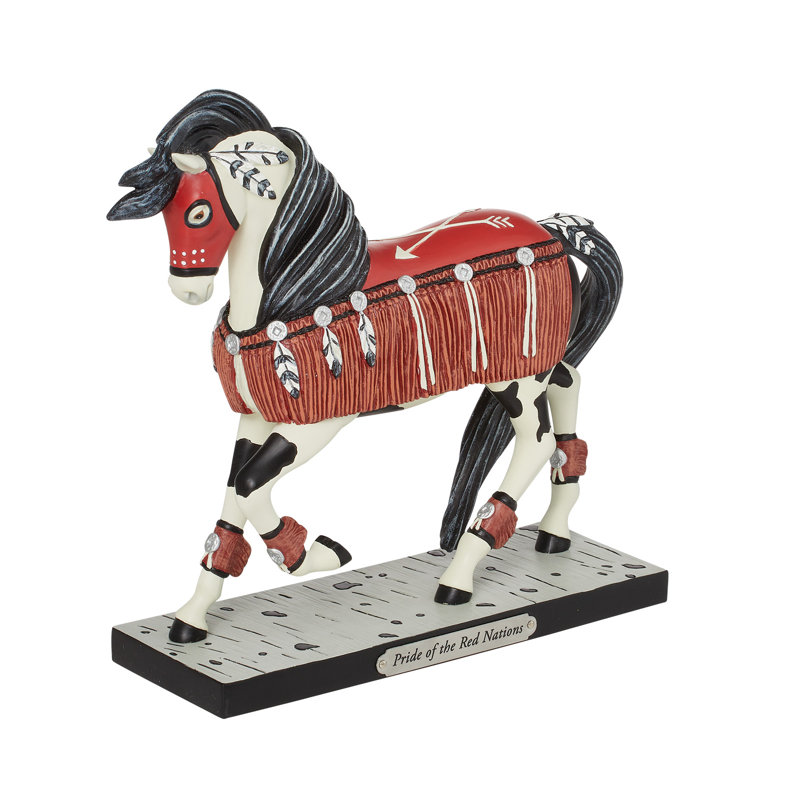Trail of Painted Ponies Pride of the Red Nations Figurine 7.4in H
