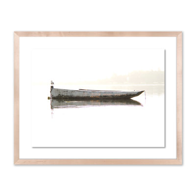 Oyster Skiff Print by Geoffrey Baris