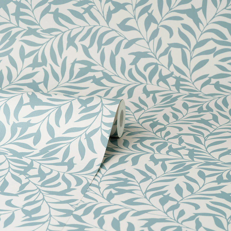 Rouleau de papier peint L 33 pi x l 20,5 po, Bleu