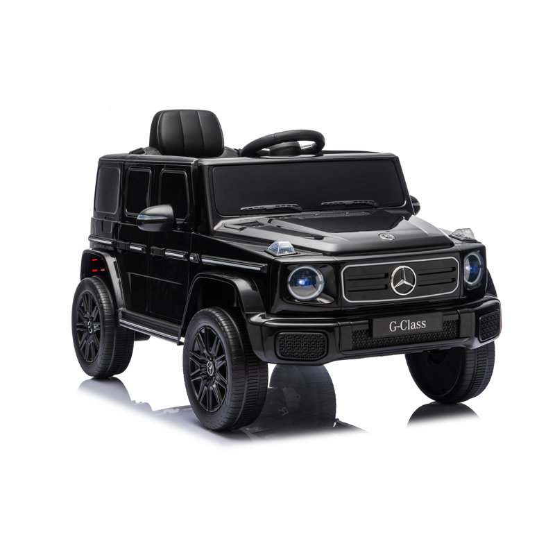 24v Ride on Toys for Kids,1 Seater Mercedes Benz G-Class G580 Kids Car,Toddler Car for Kids w/Remote Control,Ride on Toys for Kids 3-6,Bluetooth,Music& Horn,Low Battery Prompt,Black