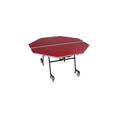 Table mobile à forme octogonale