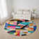 Premium Machine Washable Lubbers AMF1757 Abstract Rug