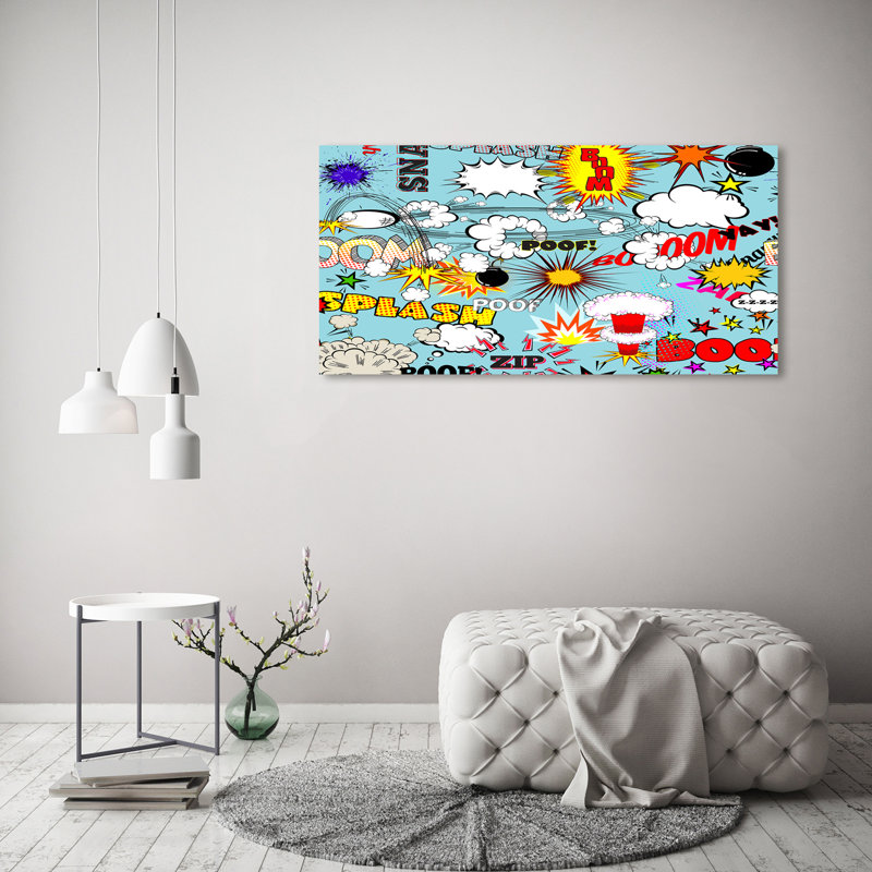 Comic Book - Wrapped Canvas Print