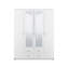 Niss 4 Door Wardrobe With Shelves And Hanging Rails Modern Bedroom Storage Solution-814064820