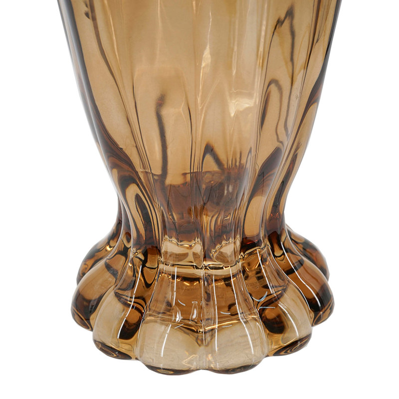 Ensemble de 2 vases en verre 6,1 x 9,1 po