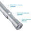 Curtain Poles, Extendable Curtain Poles, 103-190Cm Net Curtain Rod, Shower Curtain Pole-6137316