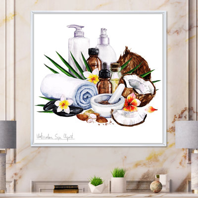«Spa And Bathroom Relax Collection II», reproduction d'art moderne et contemporaine sur toile