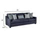 Cherisse 96" Tuxedo Arm Sofa with Reversible Cushions