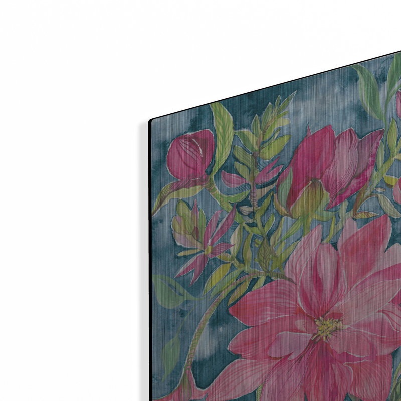 «Blooming Free» par Kristy riz, art mural en métal, H 16 po x l 12 po