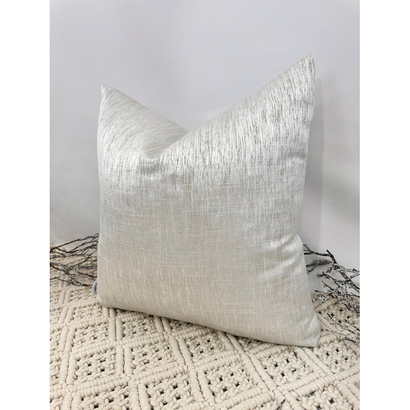 Abstract Beige Square Cushion Cover