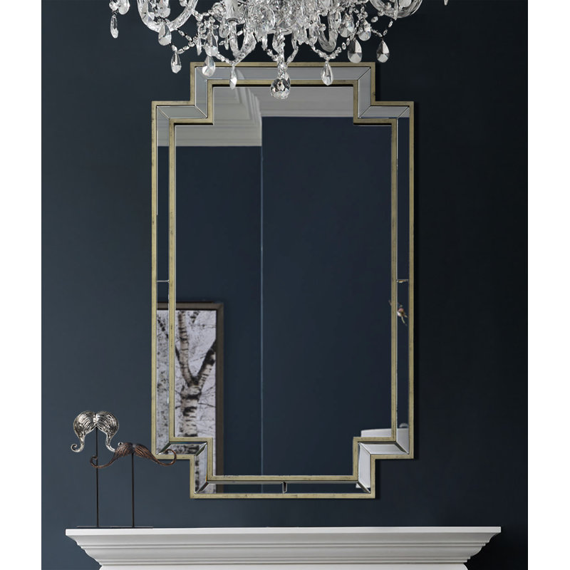 Armino Wood Flat Wall Mirror