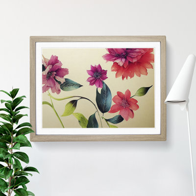 Excellent Watercolour Flowers - Single Picture Frame Painting