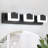 LED Black Bathroom Vanity Light, High Transmittance and Dimmable 5500K with Clear Acrylic Shade-1160808418