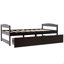 Lit plateforme simple avec deux tiroirs-1540560067