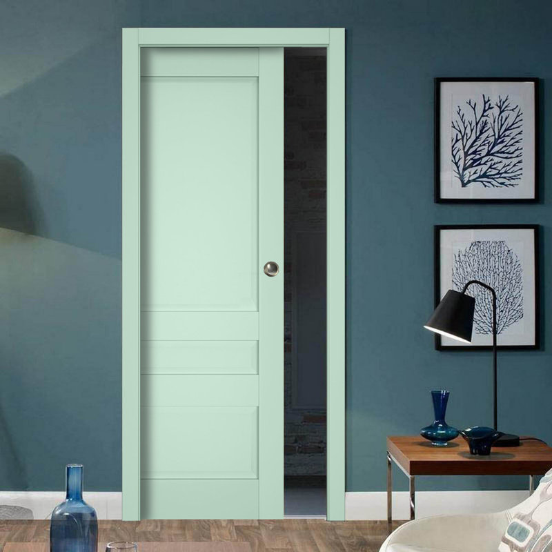 Porte de placard à panneaux Veregio, 18 po x 80 po, Olive