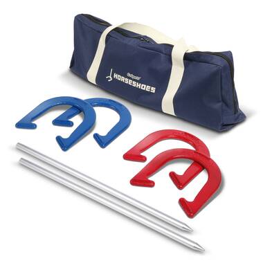 NEW FRANKLIN SPORTS 50020 STARTERS HORSESHOE GAME SET & CARRY BAG 6829196