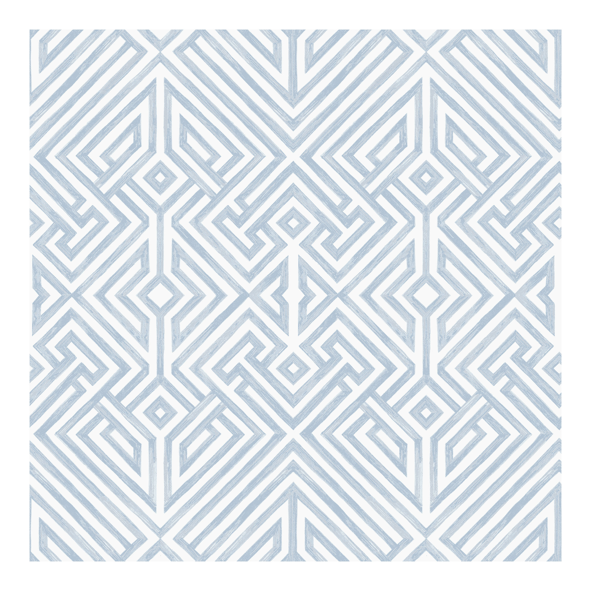 Shauni 33' L x 20.5' W Wallpaper Roll, Blue