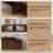 63.4”-94.5” Extendable Tv Stand With 4 Drawers, Modern Mid-century Walnut Entertainment Center With Cable Management, Media Console Cabinet For Living Room