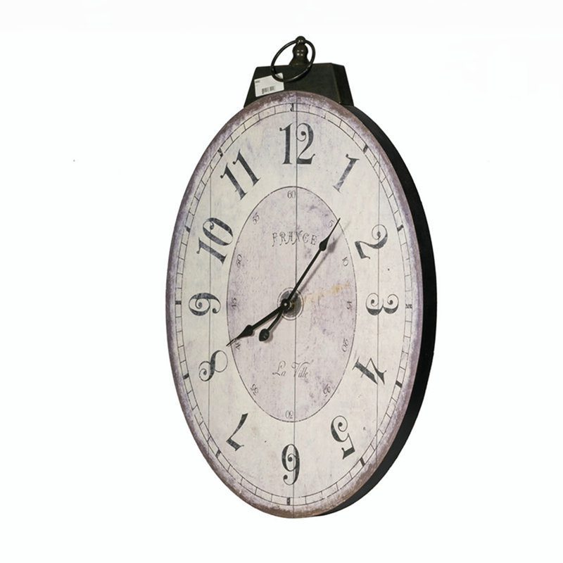 Trappe Manufactured Wood Wall Clock
