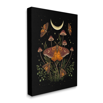 "Astral Moth And Moon" par Episodic, Dessins sur toile
