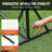 Filet de rebond de soccer VEVOR, 12 x 6 pi