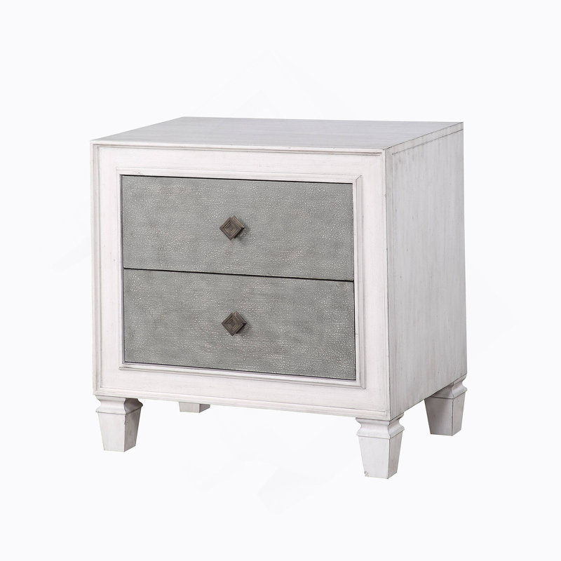 Nightstand In Rustic Finish