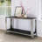 Clodoveo 47.24'' Glass Top Console Table-299762982-299762983