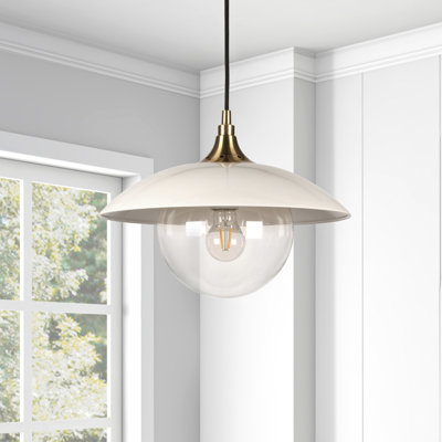 Luminaire suspendu en forme de dôme à 1 lumière Morine