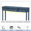 Console Console avec tiroirs et longue tablette-1414977211