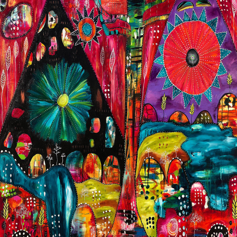 Ensemble de housse de couette DiaNoche en microfibre par Michele Fauss - River Flow