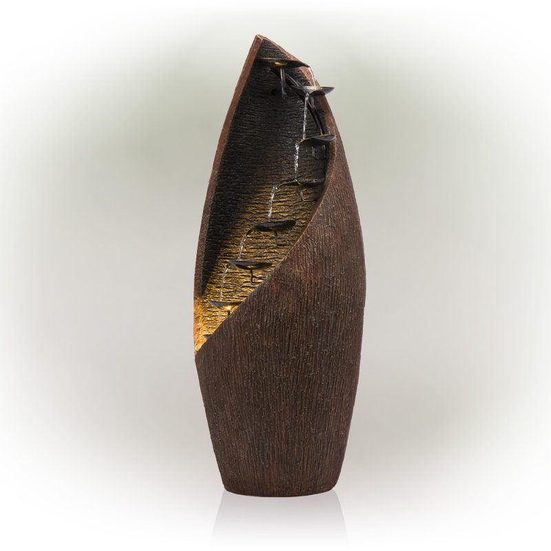 Fiberglass Fountain with Light
