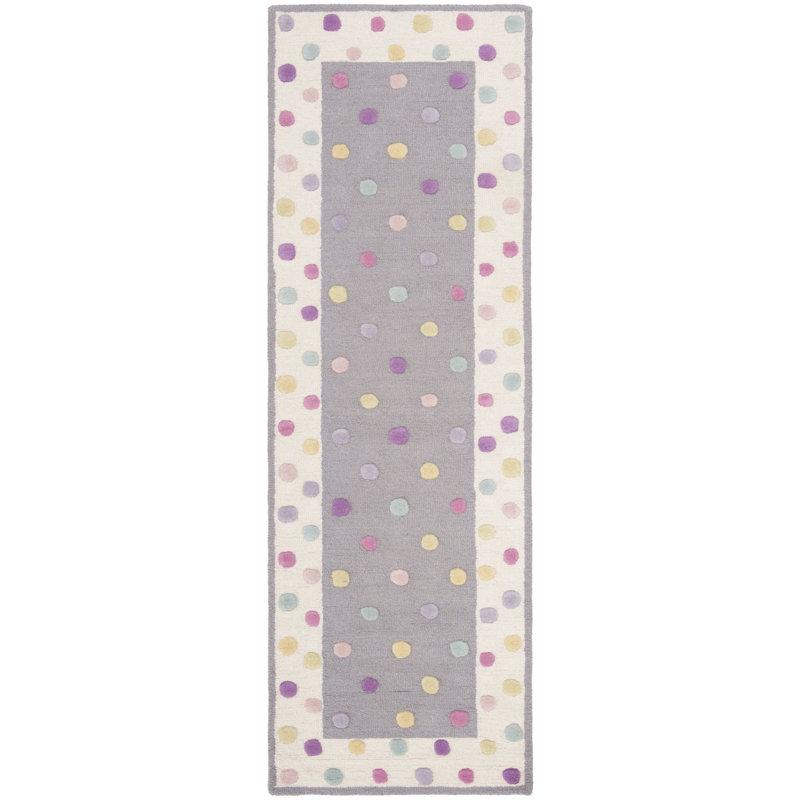 Gosselin Kids Hand Tufted Indian Wool Rug, Runner 2'6" x 6'