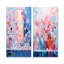 «Pink Laundry Soap Bubble II», ensemble de 2 reproductions d'art sur toile-799610400-799610407