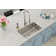 Lustertone 30.5" L x 18.5" W Undermount Kitchen Sink with Basket Strainer