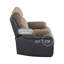 Fauteuil inclinable électrique 40,5 po avec lumières DEL et port USB - tissu respirant, capacité de 400 lb, réglage à une touche-1442140553