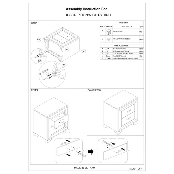 Dimensions du produit